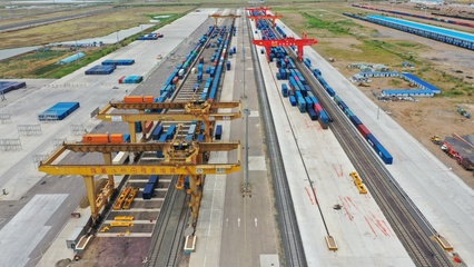 創(chuàng)新高！我國最大陸路口岸鐵路半年貨運進出口量突破1000萬噸